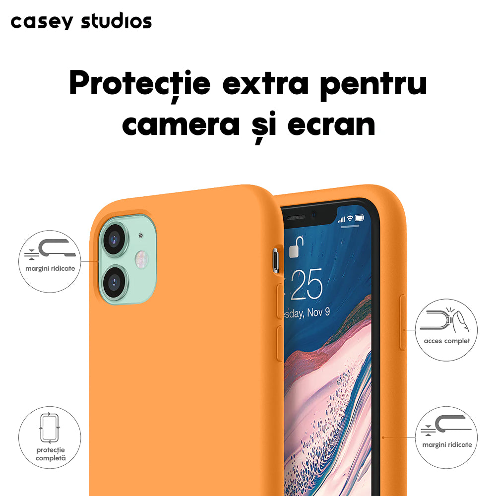 Husa Soft Silicone - iPhone 11 - Nectarine