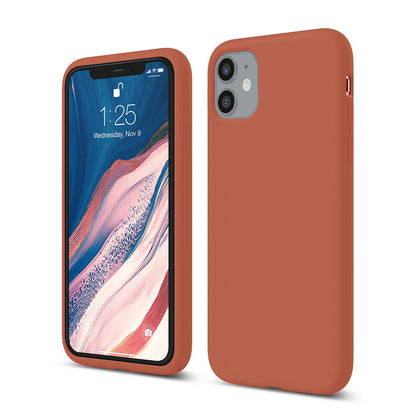 Husa Soft Silicone - iPhone 11 - Orange Red