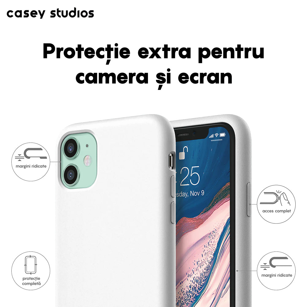 Husa Soft Silicone - iPhone 11 - Alb