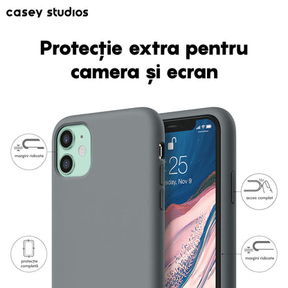 Husa Soft Silicone - iPhone 11 - Dark Gray