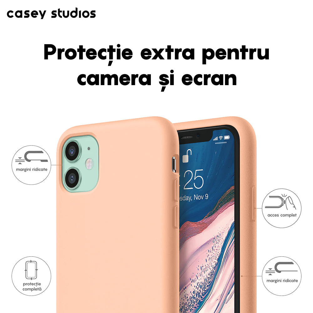 Husa Soft Silicone - iPhone 11 - Pink Sand