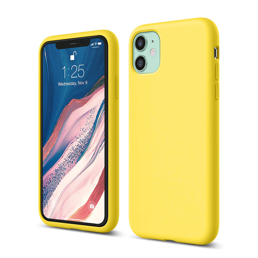 Husa Soft Silicone - iPhone 11 - Yellow