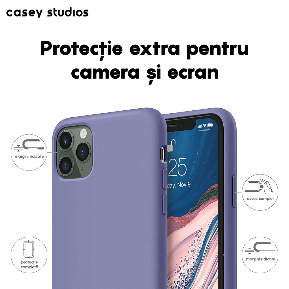 Husa Soft Silicone - iPhone 11 Pro - Light Lilac