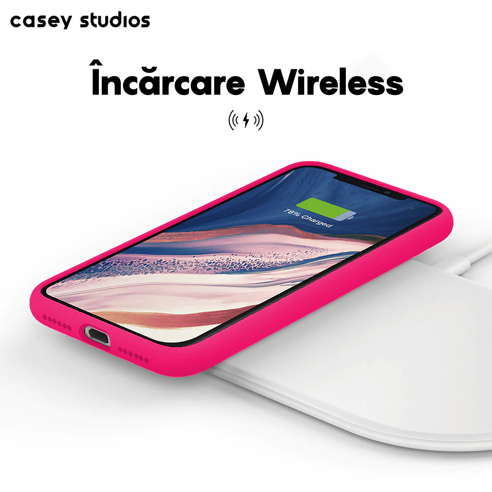 Husa Soft Silicone - iPhone 11 Pro - Fuchsia