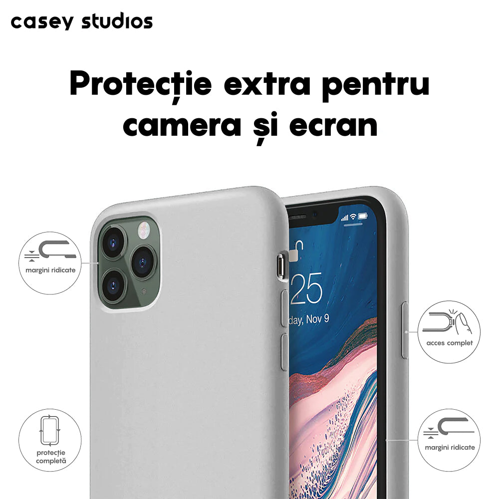 Husa Soft Silicone - iPhone 11 Pro - Alb