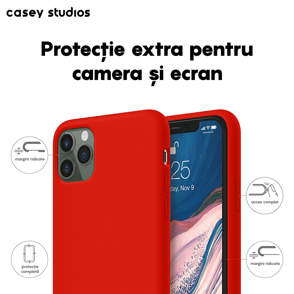 Husa Soft Silicone - iPhone 11 Pro - Red