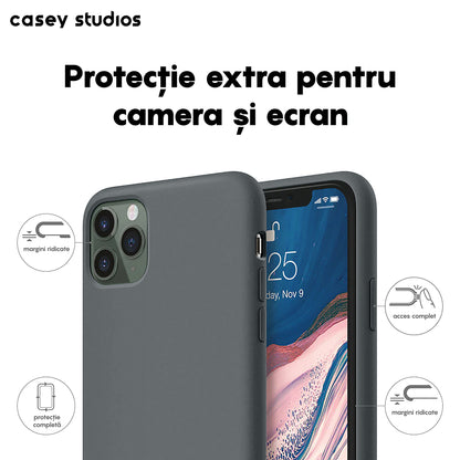 Husa Soft Silicone - iPhone 11 Pro - Dark Gray
