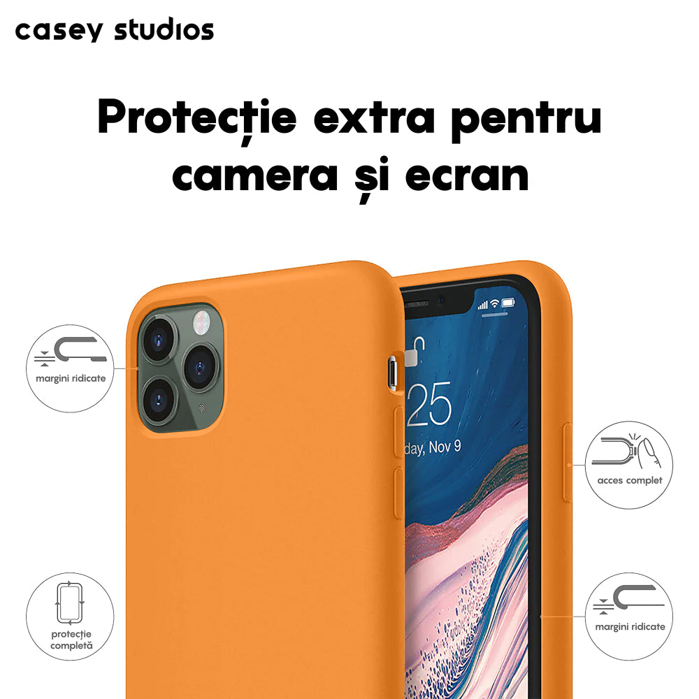 Husa Soft Silicone - iPhone 11 Pro - Nectarine
