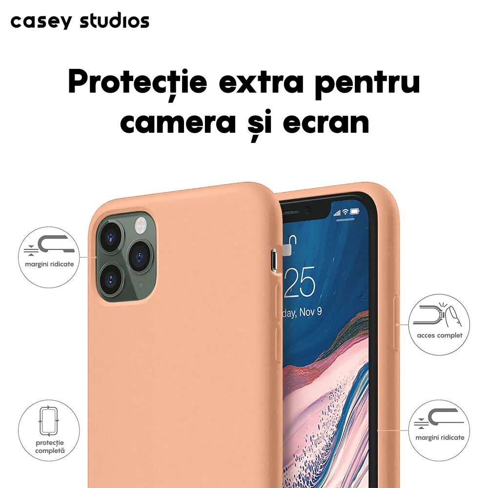 Husa Soft Silicone - iPhone 11 Pro - Pink Sand