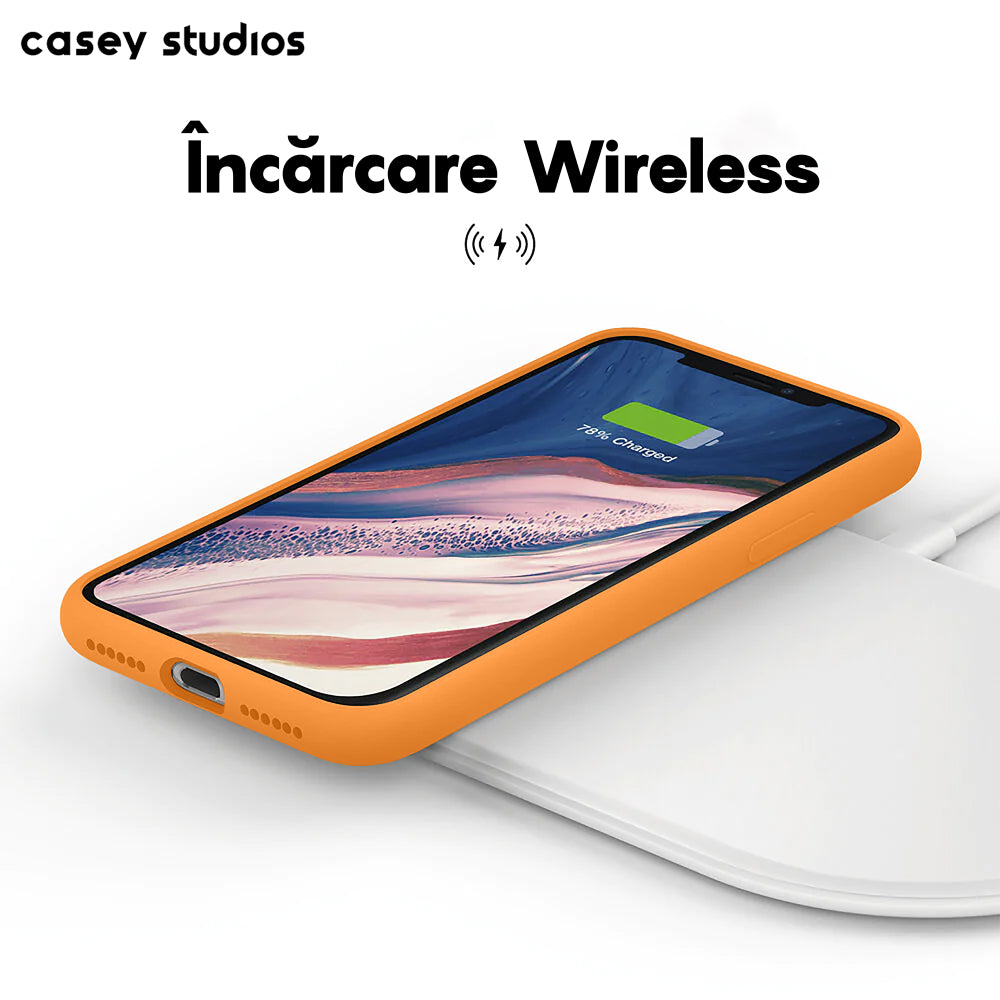 Husa Soft Silicone - iPhone 11 Pro - Nectarine
