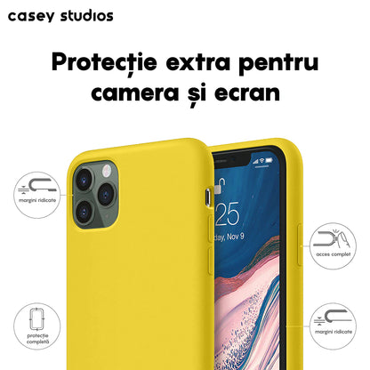 Husa Soft Silicone - iPhone 11 Pro Max - Yellow