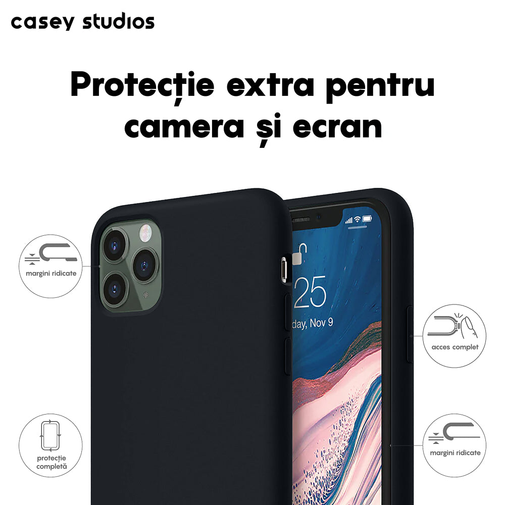 Husa Soft Silicone - iPhone 11 Pro Max - Midnight Blue
