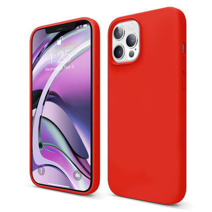 Husa Soft Silicone - iPhone 12/12 Pro - Red