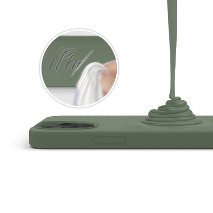 Husa Soft Silicone - iPhone 12/12 Pro - Webster Green