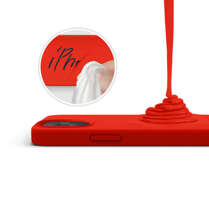 Husa Soft Silicone - iPhone 12 Mini - Red