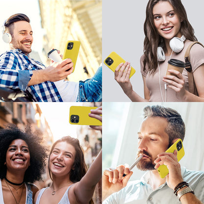 Husa Soft Silicone - iPhone 12 Mini - Yellow