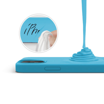 Husa Soft Silicone - iPhone 12 Mini - Cadet Blue