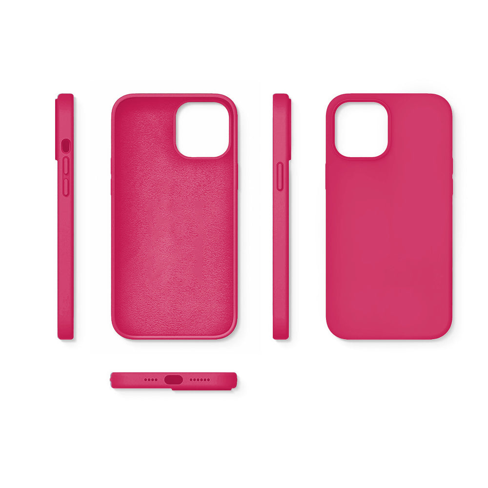 Husa Soft Silicone - iPhone 12 Mini - Fuchsia