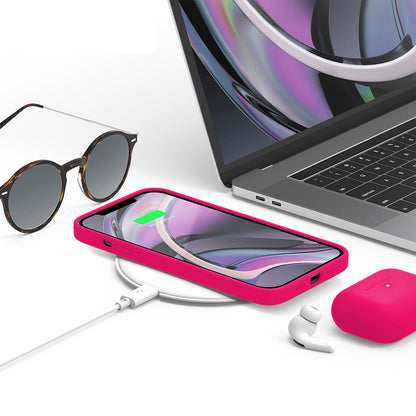Husa Soft Silicone - iPhone 12 Mini - Fuchsia