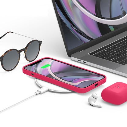 Husa Soft Silicone - iPhone 12 Pro Max - Fuchsia