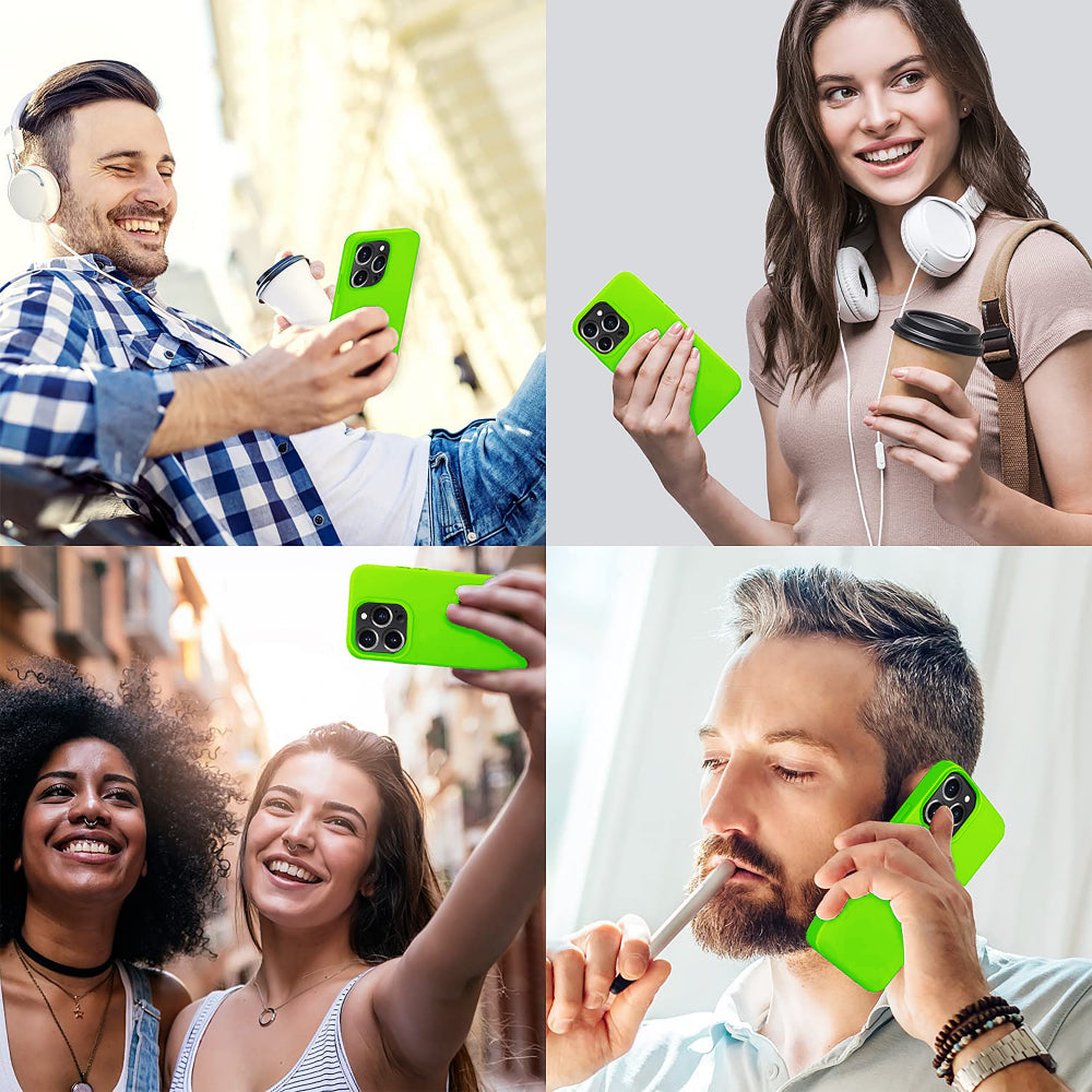 Husa Soft Silicone - iPhone 12 Pro Max - Neon Green