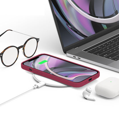 Husa Soft Silicone - iPhone 12 Pro Max - Burgundy