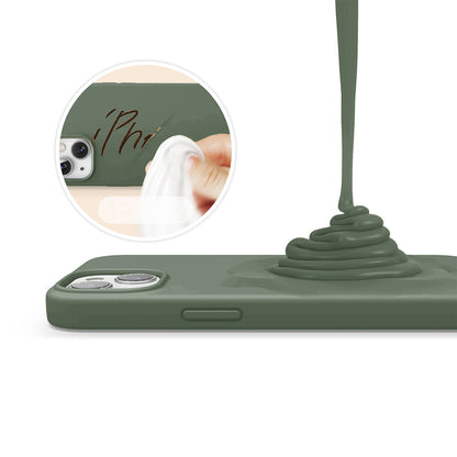 Husa Soft Silicone - iPhone 13 - Webster Green