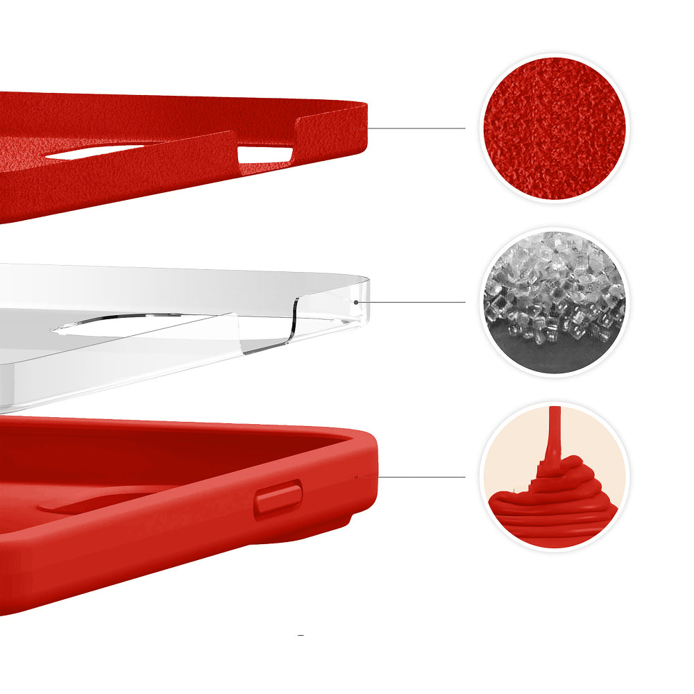 Husa Soft Silicone - iPhone 13 Mini - Red