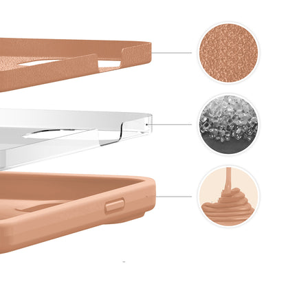 Husa Soft Silicone - iPhone 13 Mini - Pink Sand