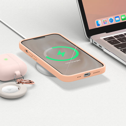 Husa Soft Silicone - iPhone 13 Mini - Pink Sand