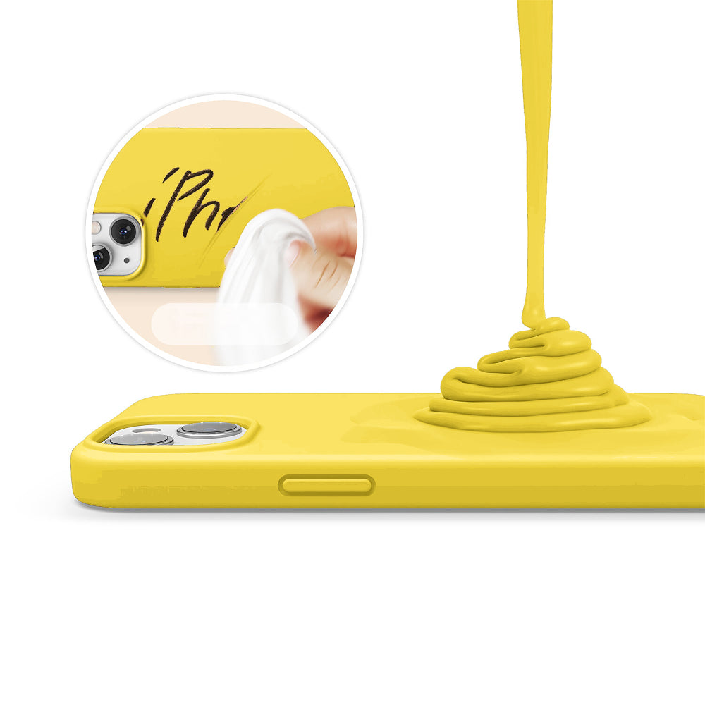 Husa Soft Silicone - iPhone 13 Mini - Yellow