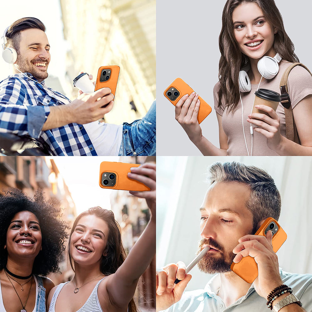 Husa Soft Silicone - iPhone 13 Mini - Nectarine