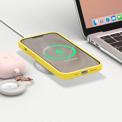 Husa Soft Silicone - iPhone 13 Mini - Yellow