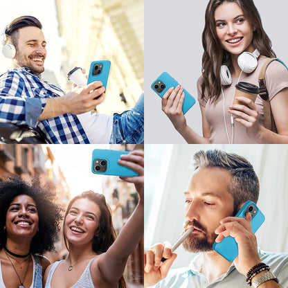 Husa Soft Silicone - iPhone 13 Mini - Cadet Blue