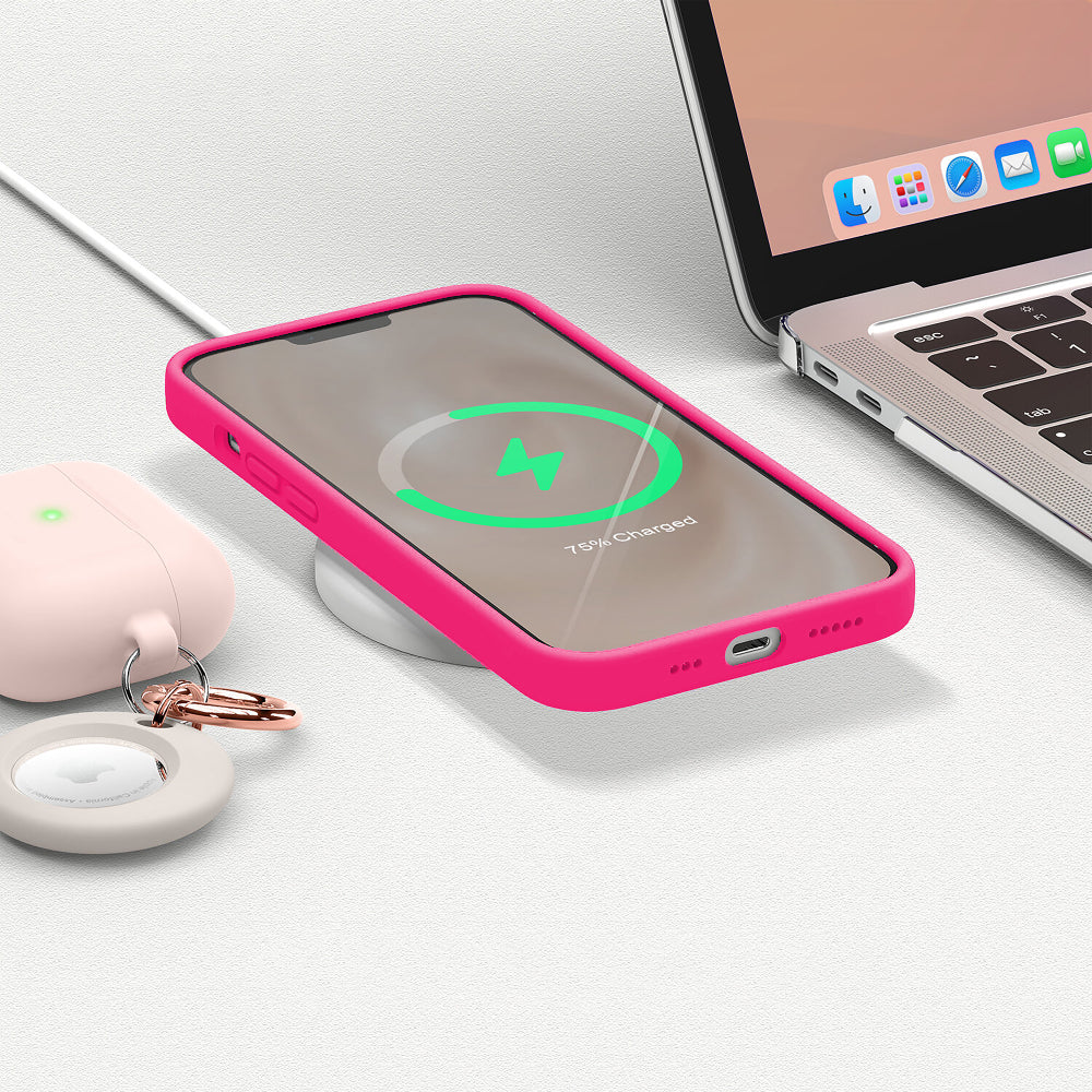 Husa Soft Silicone - iPhone 13 Mini - Fuchsia