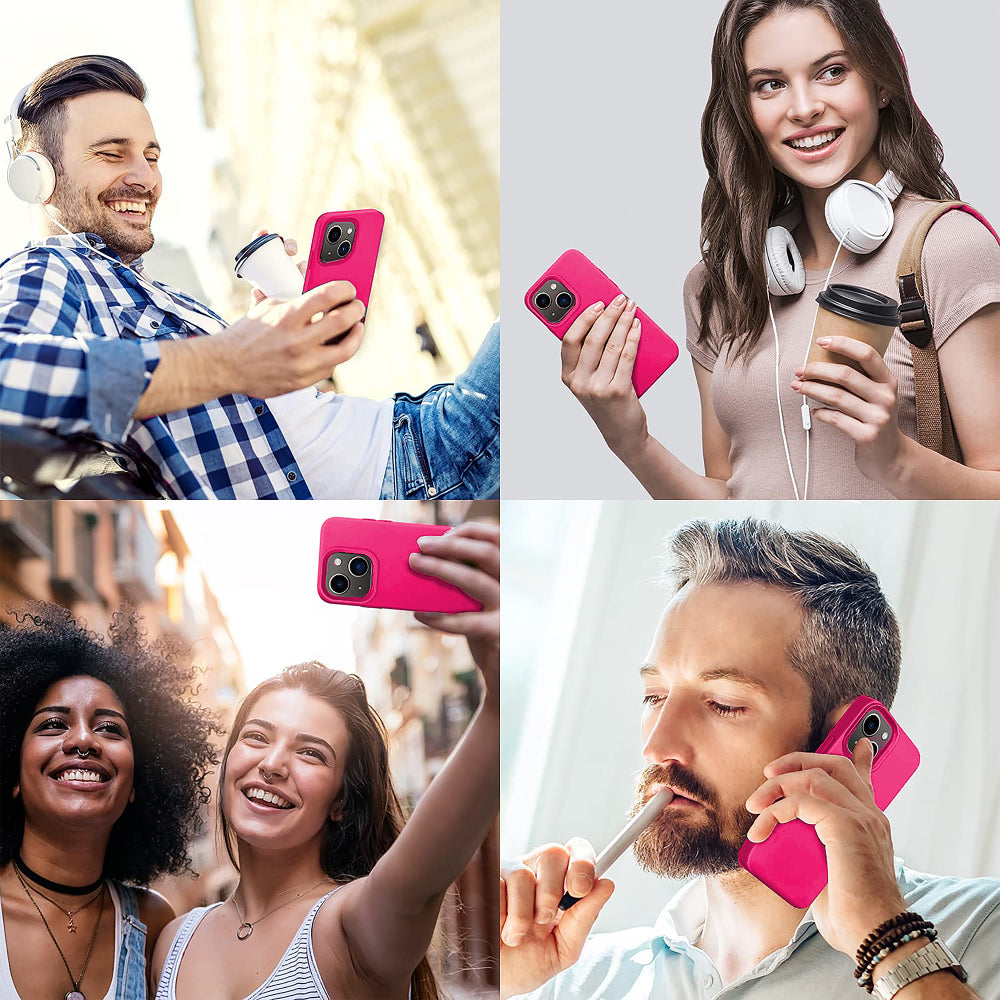 Husa Soft Silicone - iPhone 13 Mini - Fuchsia