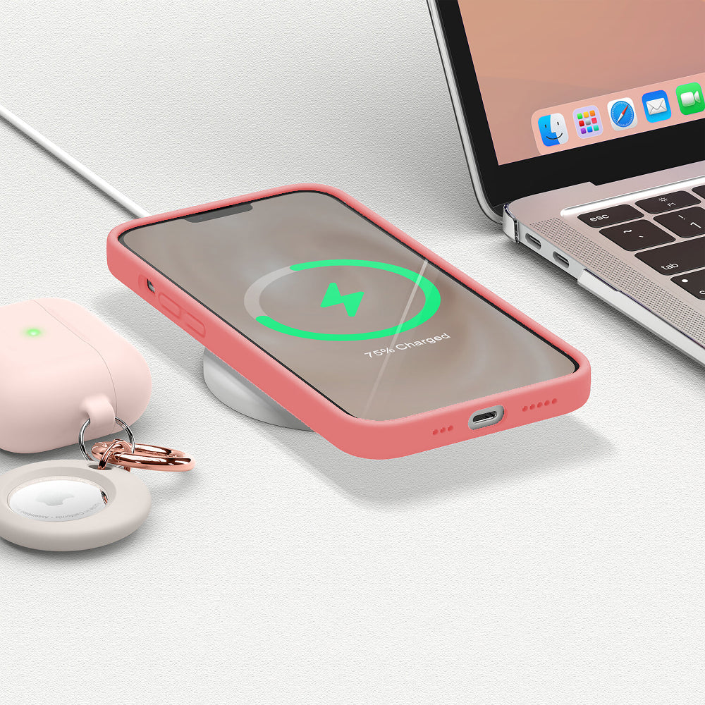 Husa Soft Silicone - iPhone 13 Mini - Roz