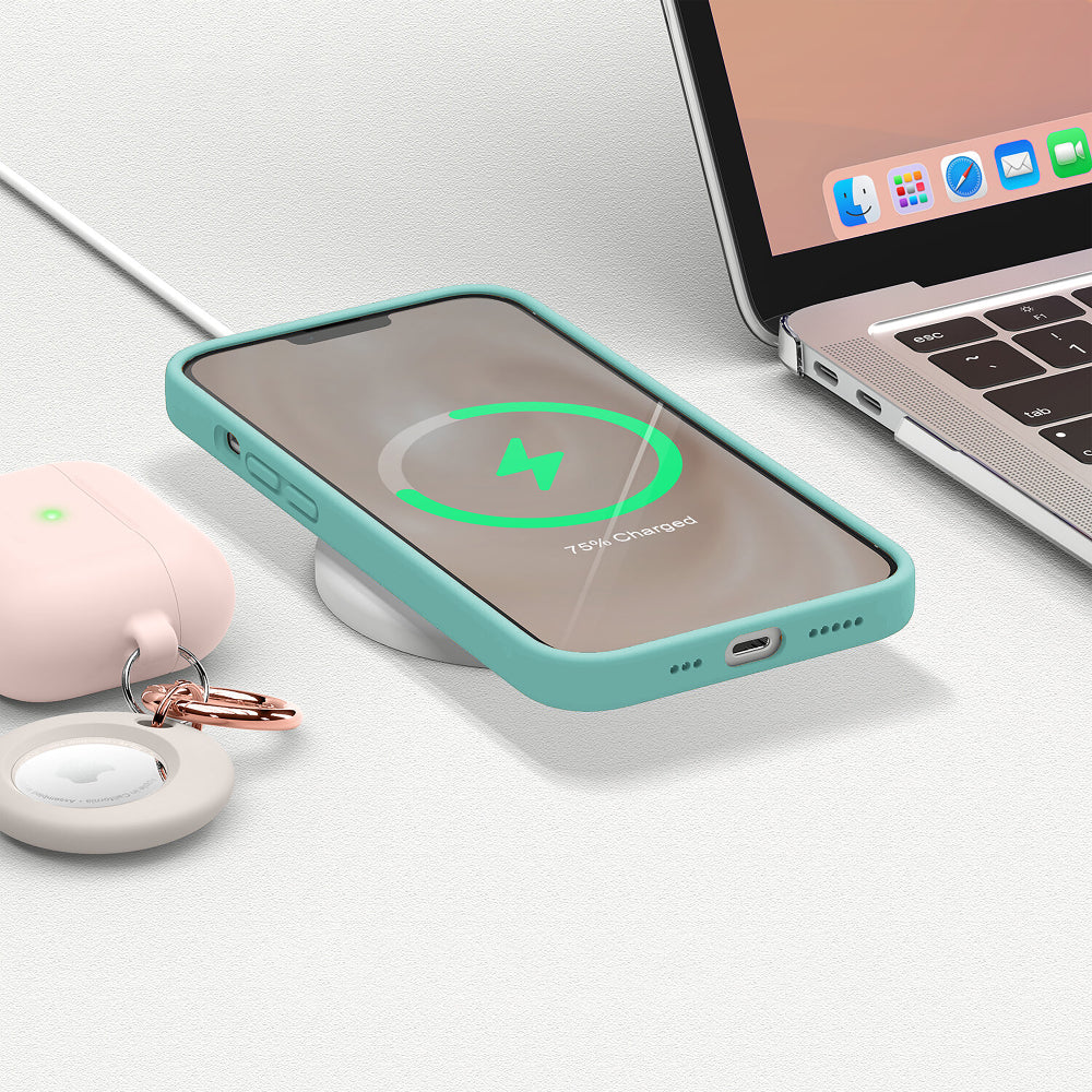 Husa Soft Silicone - iPhone 13 Pro - Turqoise