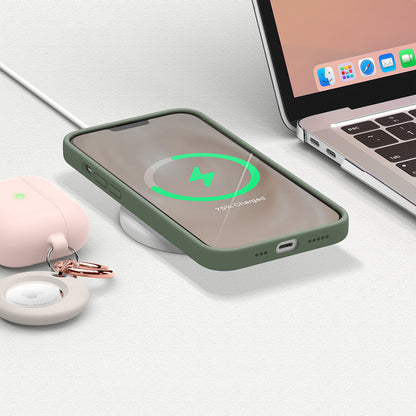 Husa Soft Silicone - iPhone 13 Pro - Webster Green