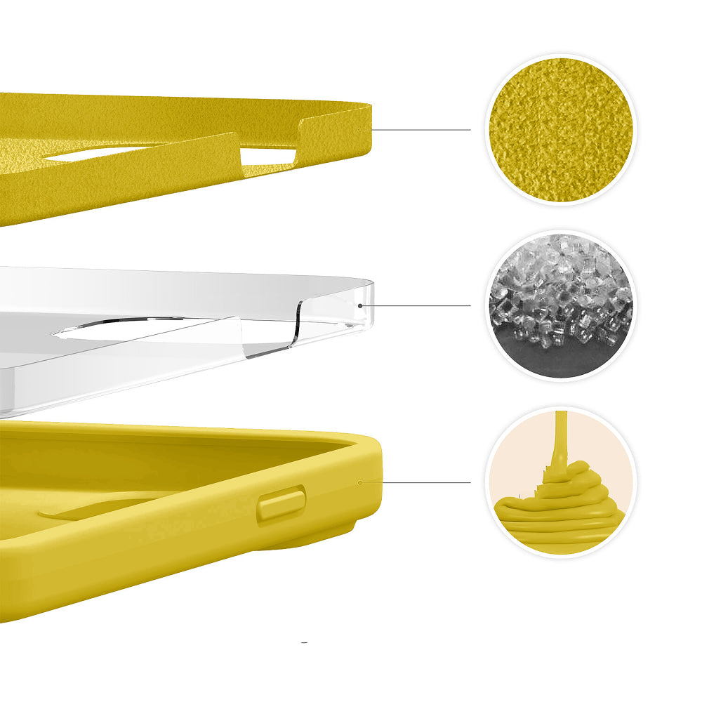 Husa Soft Silicone - iPhone 13 Pro - Yellow