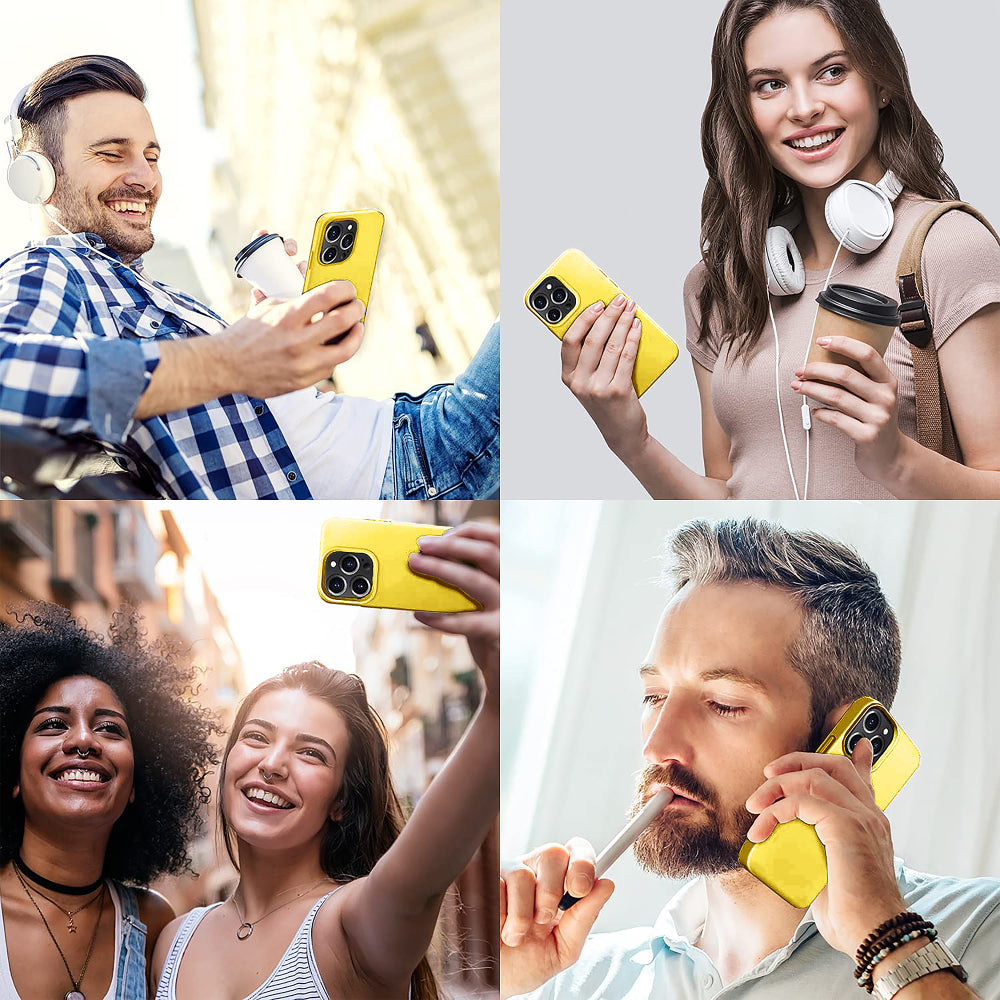 Husa Soft Silicone - iPhone 13 Pro - Yellow