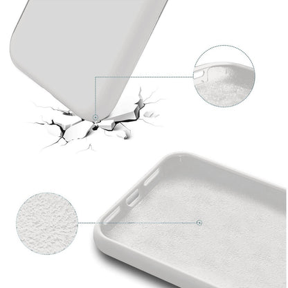 Husa Soft Silicone - iPhone 13 Pro - Alb