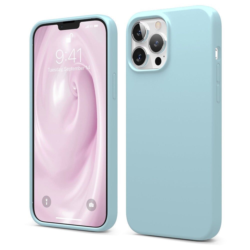 Husa Soft Silicone - iPhone 13 Pro - Baby Blue