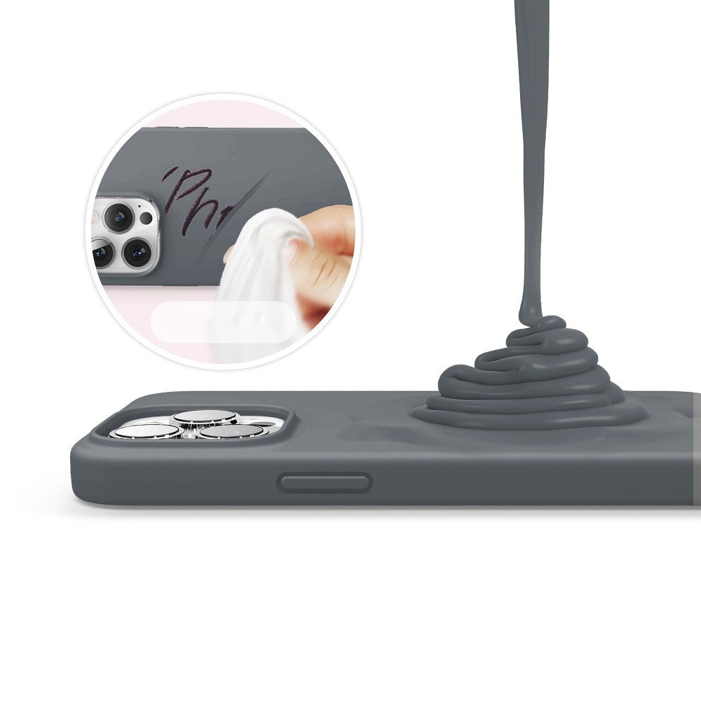 Husa Soft Silicone - iPhone 13 Pro - Dark Gray