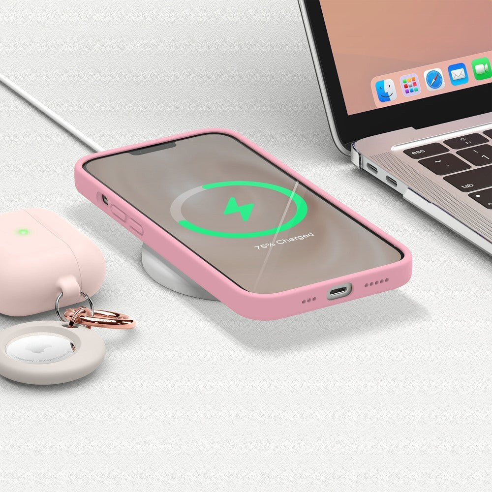 Husa Soft Silicone - iPhone 13 Pro - Flamingo Pink