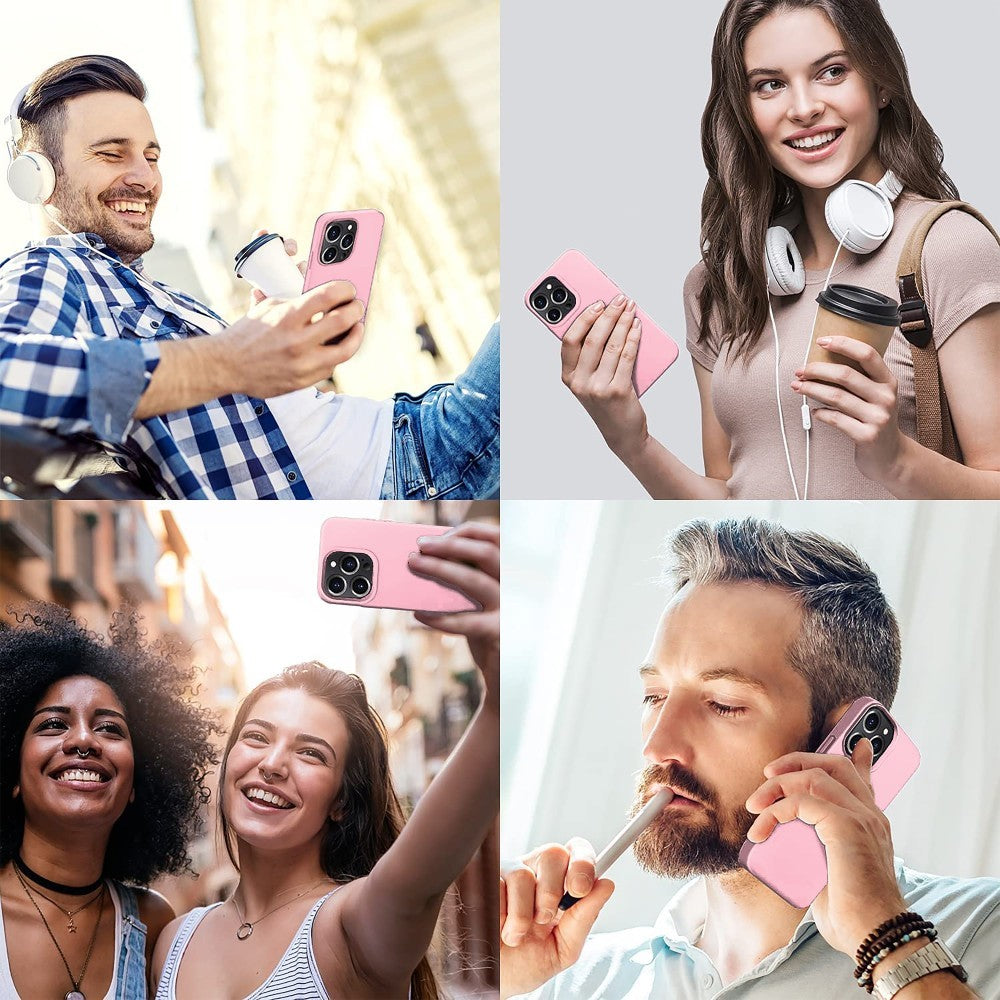 Husa Soft Silicone - iPhone 13 Pro - Flamingo Pink