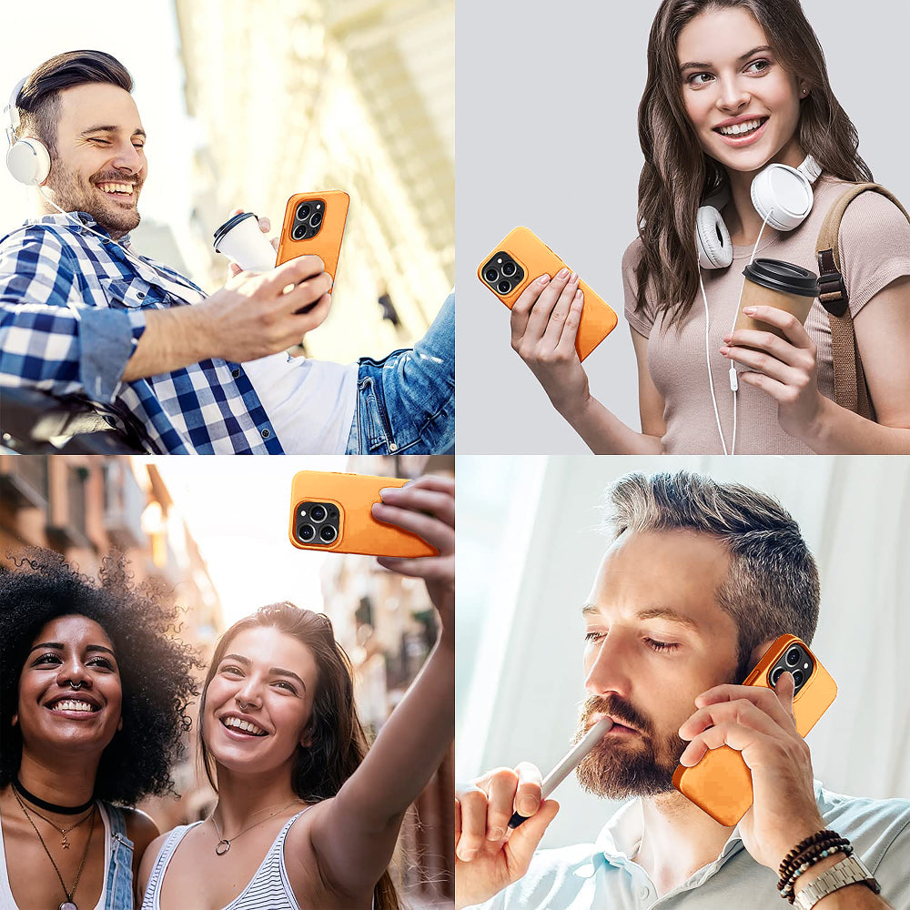 Husa Soft Silicone - iPhone 13 Pro Max - Nectarine