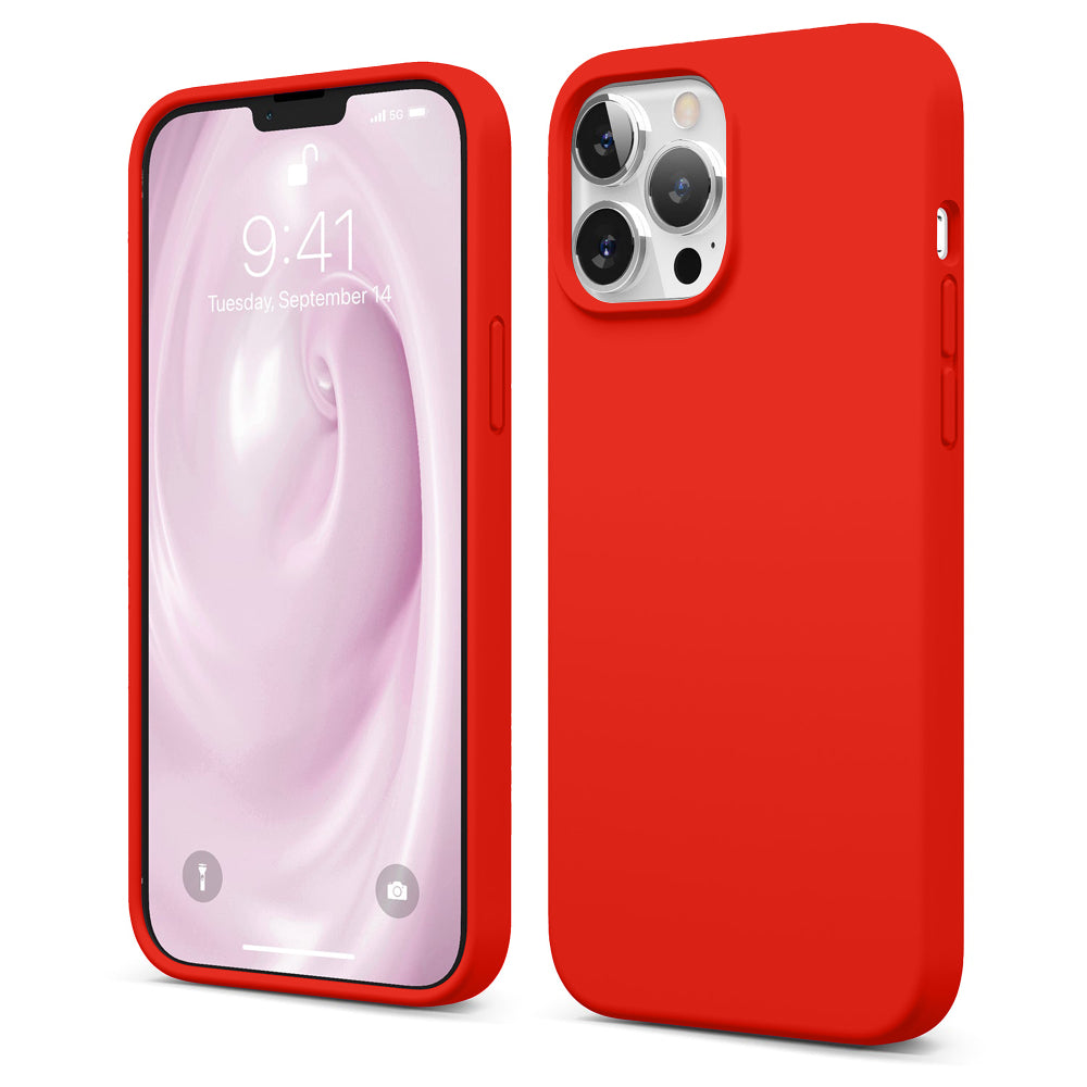 Husa Soft Silicone - iPhone 13 Pro Max - Red