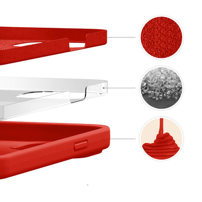 Husa Soft Silicone - iPhone 13 Pro Max - Red