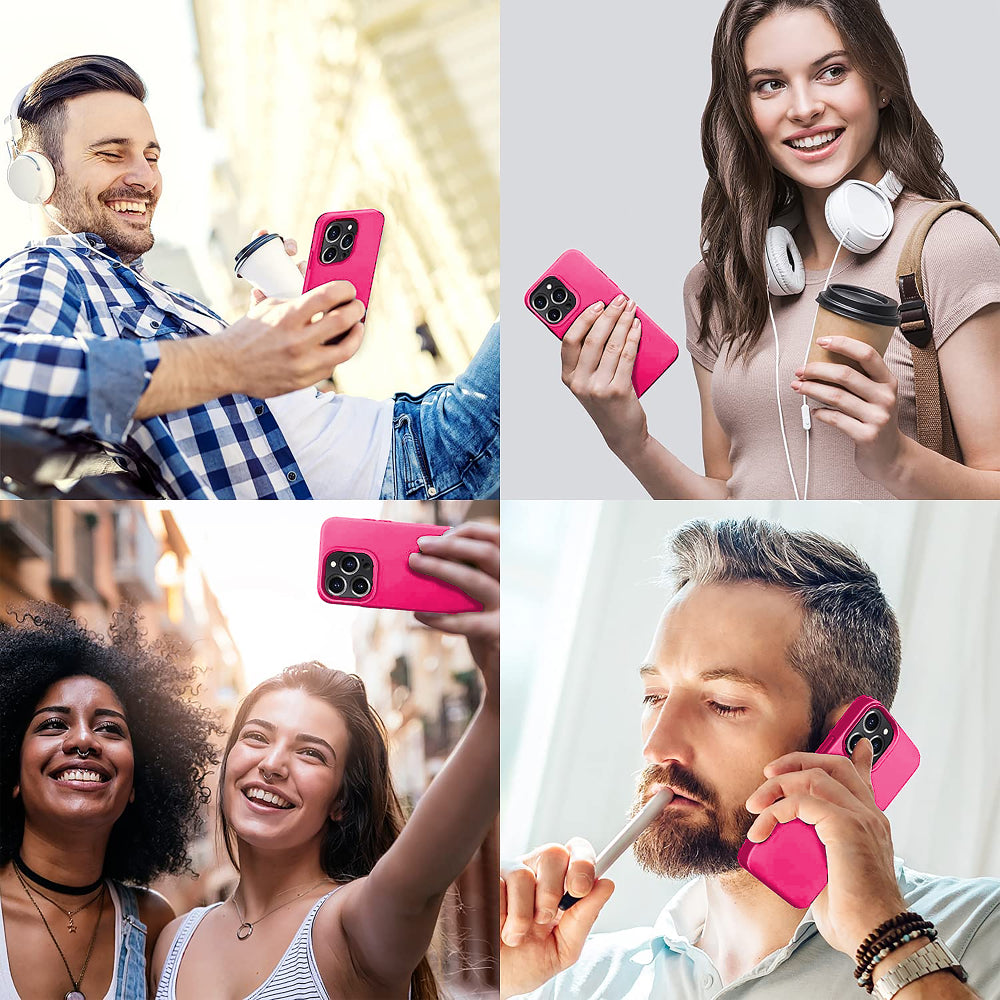 Husa Soft Silicone - iPhone 13 Pro Max - Fuchsia